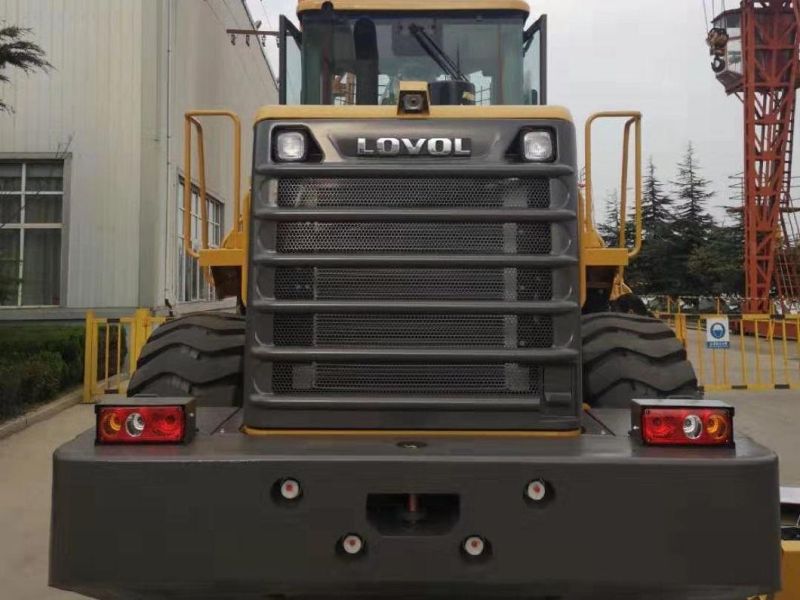Lovol Wheel Loader FL976h with 7 Ton Rated Loading Weight