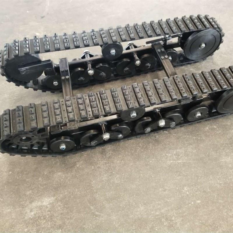 Snow Plowing Robot Rubber Track Chassis Dp-Bgm-100