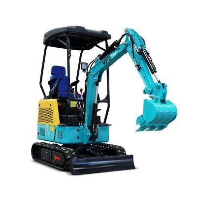 Hot Sale 1.5 Ton Small Mini Track Excavator Can Operate in Narrow Areas