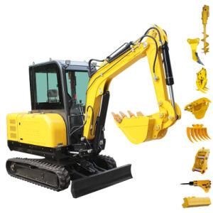 Rippa New China Cheap 350 3 Ton Small Mini Digger Excavator