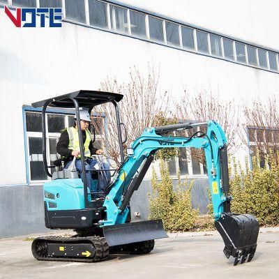 Chinese Manufacturer Factory Cheap Price High Quality 1 Ton 1.5 Ton 1.8 Ton 2 Ton Mini Digger Hydraulic Mini Excavators for Sale