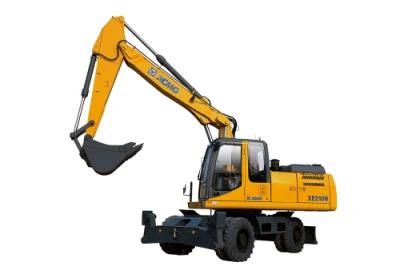 Xe210W 21t 1.2m3 China Factory Supply Telescopic Boom New Small Wheel Excavator in Dubai