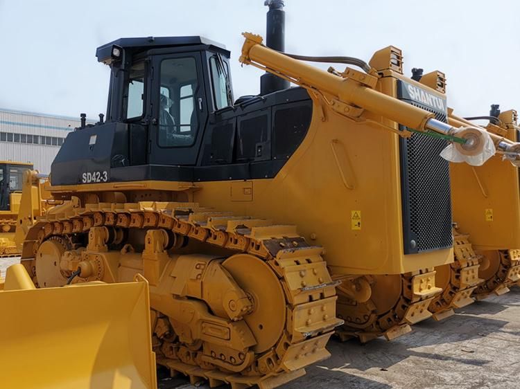 5% Discount Shantui Crawler Bulldozer SD42-3 420HP Big Bulldozer 52 Ton