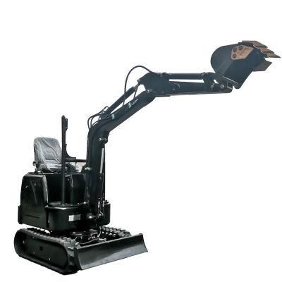 Import Cheap Mini Backhoe Excavator Crawler 1 Ton for Garden