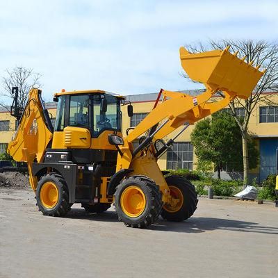 Manufacturer 4X4 Back Hoe Loader Retroexcavadora China Wheel Mini Excavator Backhoe Loader