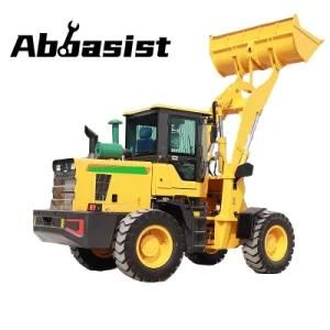 CE ISO SGS OEM AL25 Front Four Wheel loader Drive 2500kg Payloader with Competitive Price