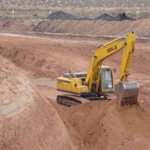 37t powerful hydraulic crawler dig track excavator E6360F with good quality