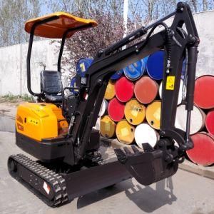 High Quality 1.4 Ton Power 10kw Small Excavator, with Panoramiv Cabin