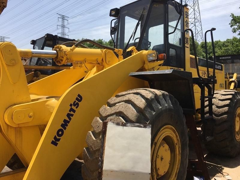 Japan Used Wheel Loader Wa470-3 Komatsu with Lowest Price