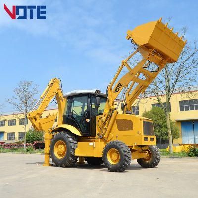 Cheap Price CE Certificate 3 Ton Load Capacity Wheel Front End Loader Mini Small Backhoe Loader Backhoe for Sale