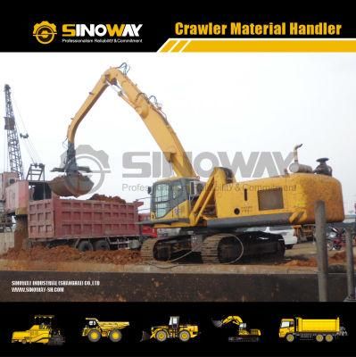 Harbor Crawler Material Handling Excavator with Loose Material Grab