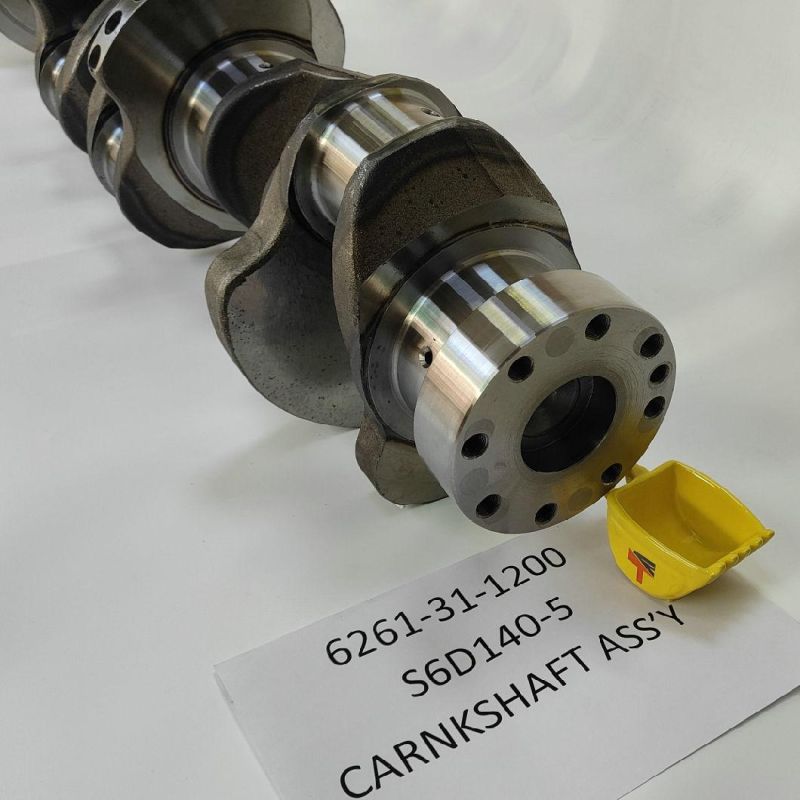 Crankshaft 6261-31-1200 for Excavator PC600-8 PC650-8 PC750-8 Wheelloader Wa500-6 Engine SAA6d140e-5