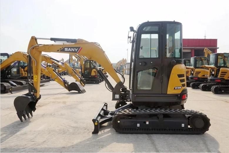Sany Sy35u Crawler Hydraulic Second Hand Used Mini Excavator Excavators Small Digger 3 Ton Construction Machine Construction Machinery Excavadora Usada