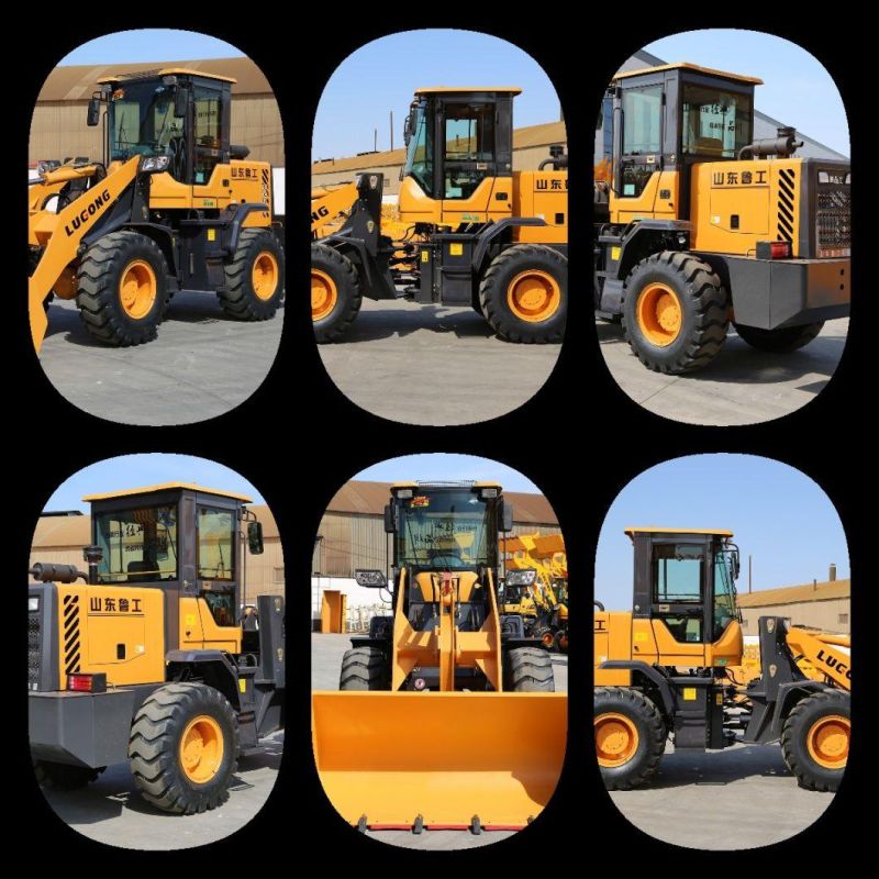 Chinese Brand Lugong L938 Long Time Durable Farm Equipment Wheel Loader Mini Loader Small Wheel Loader Backhoe Loader with CE Small Wheel Loader for Sale