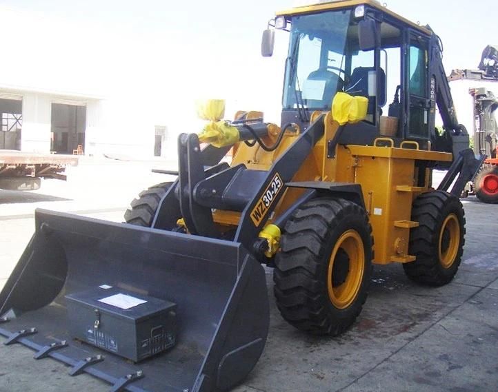 Made in China Brand New Backhole Wheel Loader Wz30-25 Mini Tractor Backhoe Loader with Cheap Price