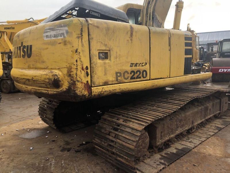 18meter Long Boom 22t Used Crawler Excavator Komatsu PC220-6 PC220 Crawler Excavator