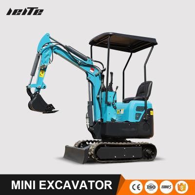 CE/ Euro 5 Excavator Mini 1 Ton Micro Digger 1 Ton Price Hydraulic Rubber Track Small for Sale Household Crawler Mini Excavator