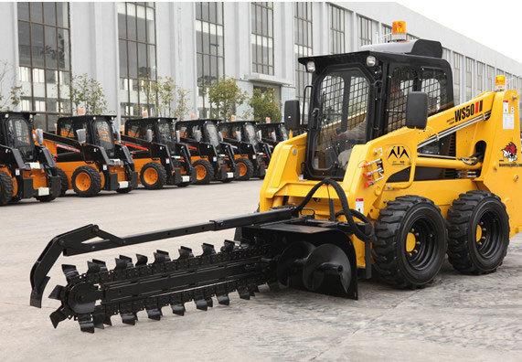 New Design Forestry Mulcher with Radiator for Skid Steer Loader