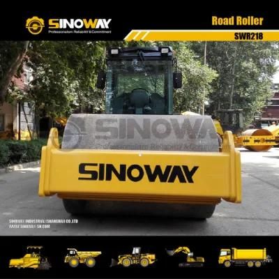 Hot 180HP Cheap Single-Drum Vibratory Road Roller with Cummins Engine