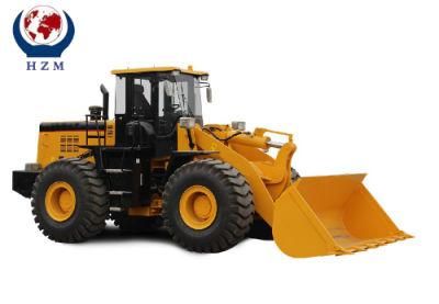 China Supplier Hzm Compact Good Quality Strong CE Bucket/Fork/Cab/Rops/Telescopic 956 5t Loader for Sales/Australia/South Africa/ Deutz Engine