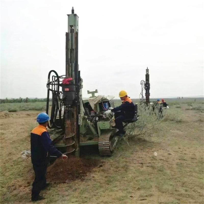 Hot Sale Spiral Pile Driver Solar Drilling Machine