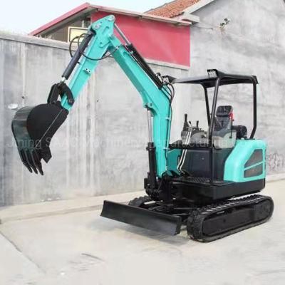 Small Excavators for Sale Mini Long Boom Ride on Agricultural Micro-Excavator