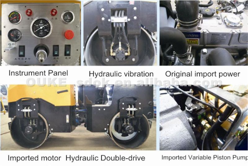 Construction Small Road Roller Soil Compactor Vibratory Roller