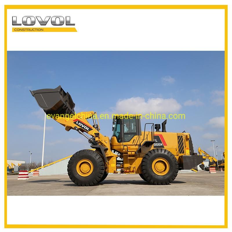 Lovol Foton 6 Ton Wheel Loader FL966h/966h for Sale