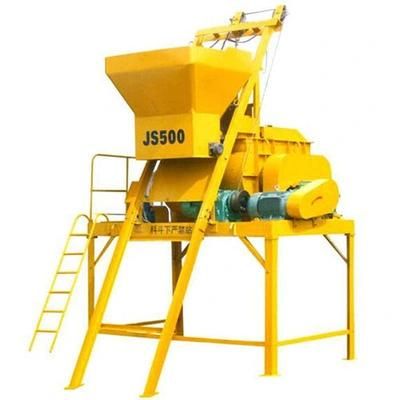 Mini Electric Large Capacity Js500 Concrete Mixer for Bricks