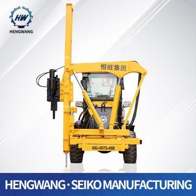 Highway Guardrail Hydraulic Driving Pile Driver Price