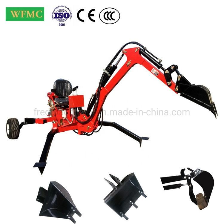 Safety Mini Excavator Best Seller Atbh9 ATV&UTV Backhoe Digger