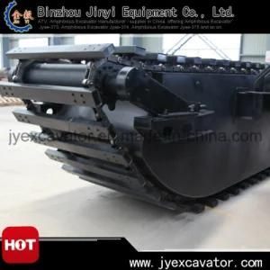Amphibious Excavator with Pontoon in The Water Jyp-150