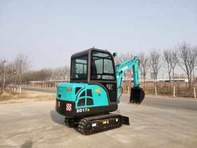 1.5ton 1.6ton 1.7ton 1.8ton Mini Excavator Chinese Mini Digger for Sale