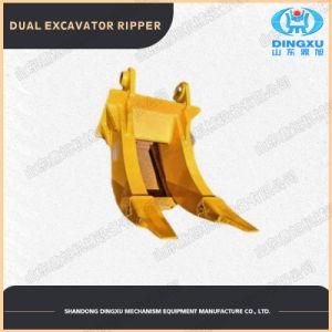 High Quality Performance Attachment Bucket Dual Ripper for Excavator 40ton