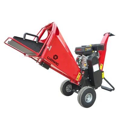 13HP/15HP High Quality Wood Chipper Orchard Shredder Double Outlet