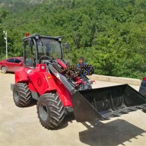 4 Wheel Drive Tractor with Front Loader Dy1150 Small Wheel Loader for Landscape