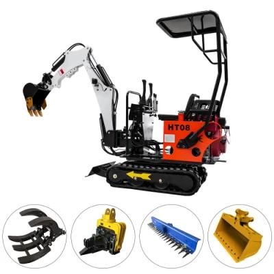 1000kg Mini Crawler Excavator with CE/EPA Certification Diggers Best Selling in Us UK