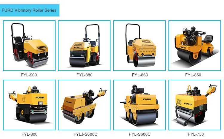 Hydraulic 1 Ton Compactor Vibratory Roller (FYL-890)