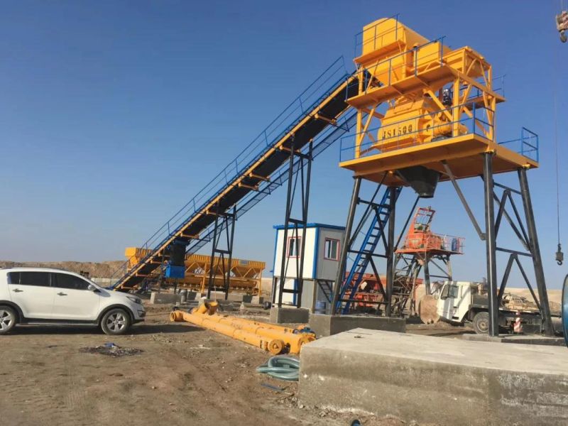0.75m3 Hopper Concrete Mixing Machine Cement Mixer Price Js750