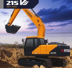 Construction Works Used Hyundai 21.5ton Crawler Excavator for Hot Sale