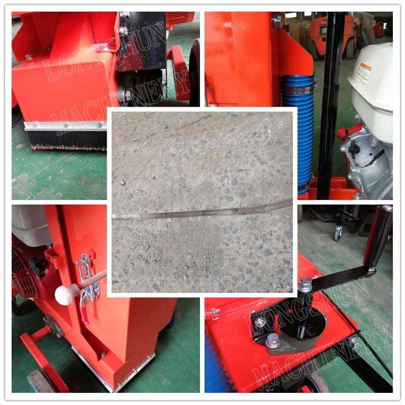 Hand-Push Type Road Surface Vacuum Grooving Machine Asphalt Cutter