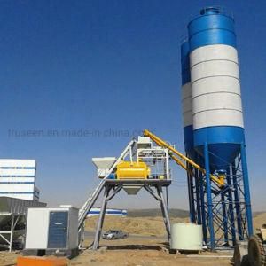 Concrete Machinery Hzs25-75 Skip Hoist Cement Concrete Batching Plant