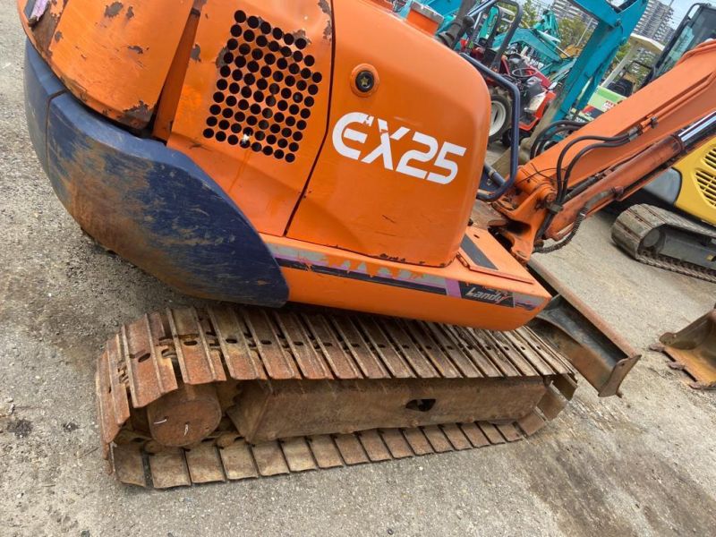 2 Tonhitachi Ex25 Excavadora Usada Excavatrice Pelle Second Hand Used Hydraulic Crawler Mini Small Excavator Mining Construction Machinery Equipment Excavators
