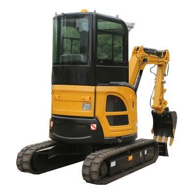 Factory Forwin Small Crawler Excavator 2.7 Ton Fw25u Cabim with CE and Tilting Bucket 1000mm/Digger for Sale