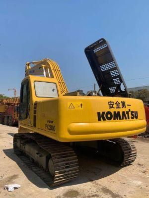 20ton Used Excavator Komatsu PC200 PC210 PC220 PC300 with Good Condition and High Quality for Mining Mechinery