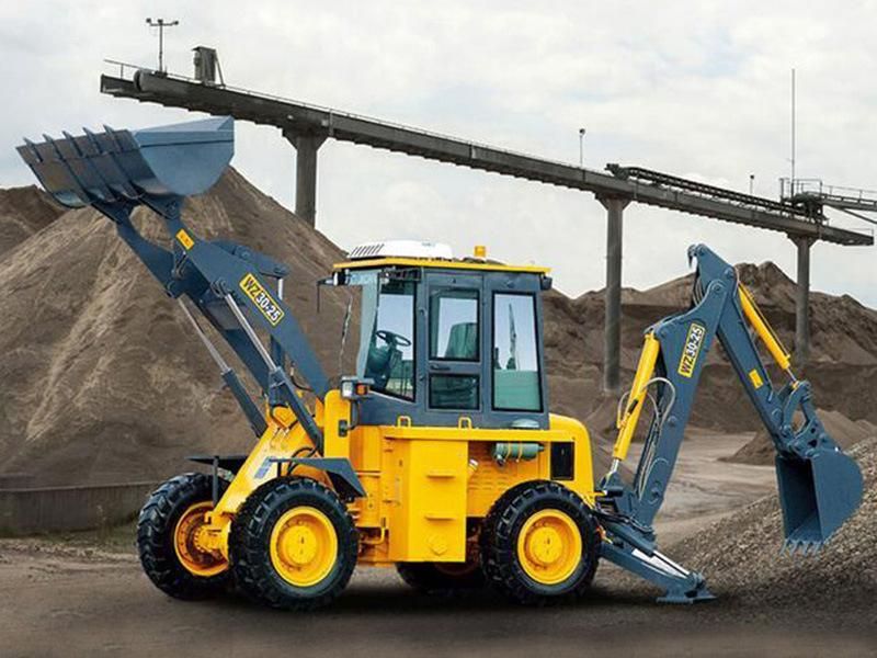 High Efficiency 2.5 Ton Wz30-25 Mini Front and Backhoe Loader