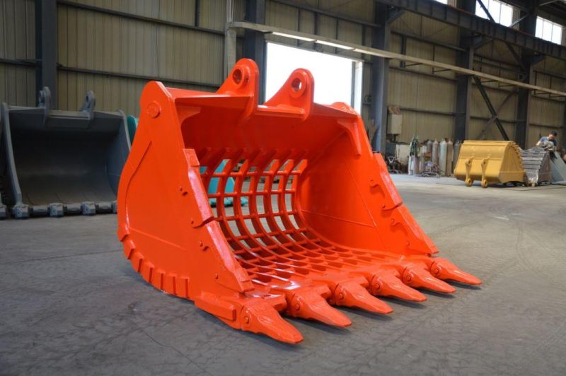 1.0cbm Rock Bucket 20t Excavator Digging Skeleton Bucket for Sk200