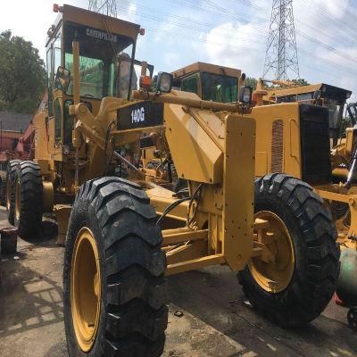 Secondhand Cat 140g Grader, Used Motor Grader Caterpillar 140g Original for Sale