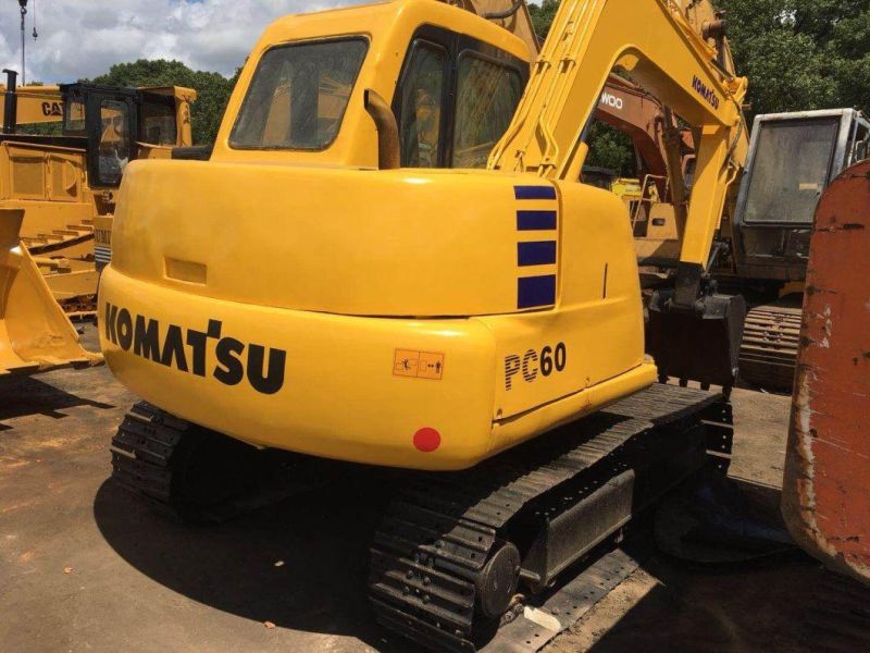 Nice Condition Japan Origin Used Komatsu PC60-7 6t Crawler Mini Excavator