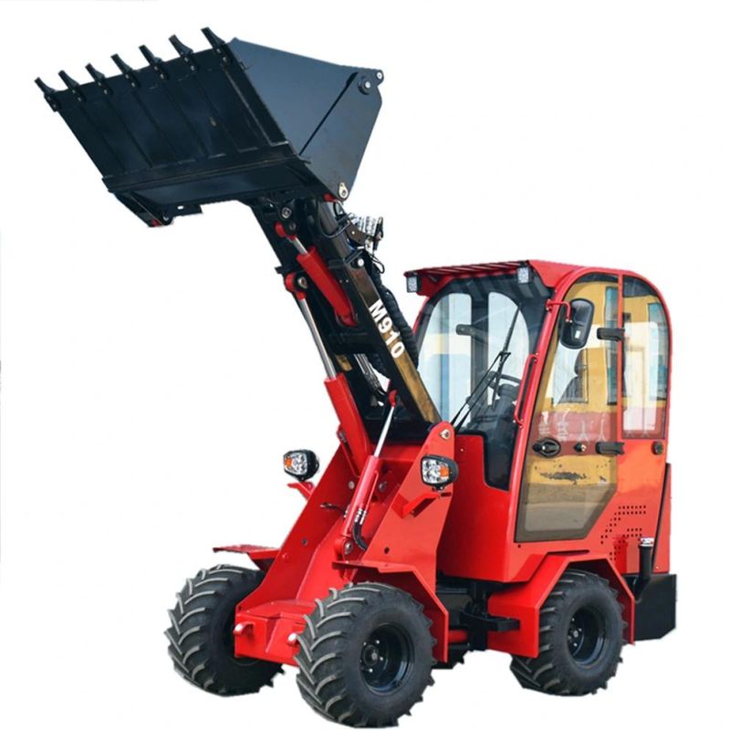 M910 Wheel Loader Mini Loaders with Joystick and EPA Engine for Sale